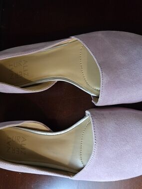 Naturalizer Lilac Suede D'Orsay Flats - Lilac